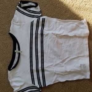 Emma & Sam Striped Short Sleeve Top